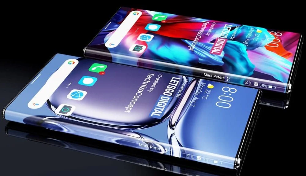 Curved Display Phone